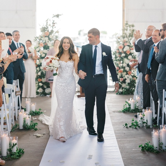 Mira Zwillinger Karlee Strapless Fitted Wedding Dress - Picture 2 of 7